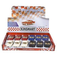 5" DIE-CAST PULL BACK 1964 FORD MUSTANG LLB Car Toys