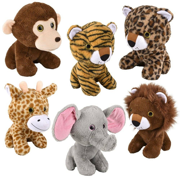 13″ Jungle Assortment LLB Plush Toys