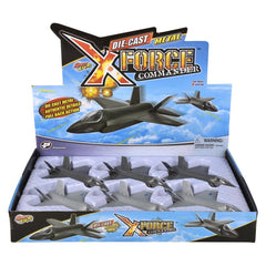 7.5" DIE-CAST PULL BACK F-35 LIGHTNING II LLB Car Toys