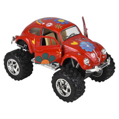 5" VW Beetle Diecast  Toy with Printing - LLB Toys