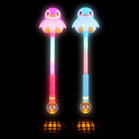 21" Light-Up Penguin Magic Ball Wand - LLB Toys