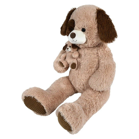 36" Mamma Dog With 6.5" Baby- LLB Toys