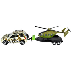 NORTHEN TREK DIECAST 4 X 4 ROVER AND HELICOPTER - LLB Toys