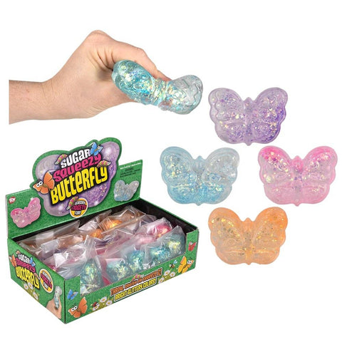 2.75" Squeezy Sugar Butterfly - LLB Toys