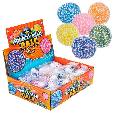 2.75" SQUEEZE BEAD MESH BALL LLB kids toys