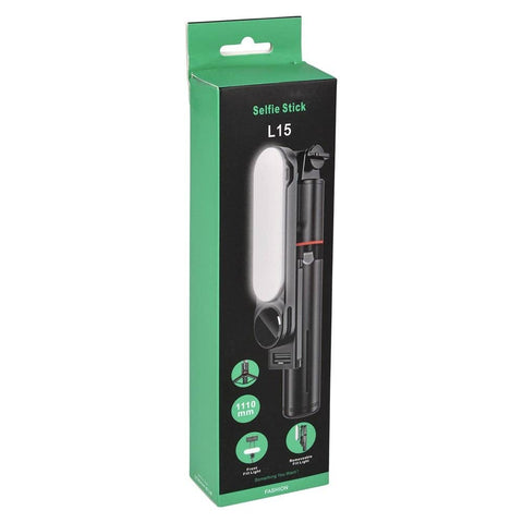 Mobile Phone Tripod Stick With Fill Light - LLB Toys