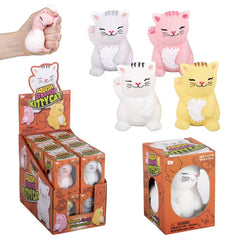 3" Squish And Stretch Cat LLB Squishy Toys