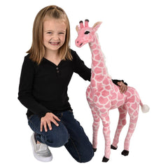 28" PINK GIRAFFE LLB Plush Toys