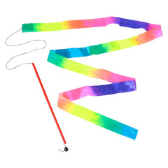 11.75" RAINBOW RIBBON WAND LLB toy-wand kids