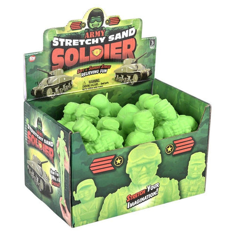 6" Stretchy Sand Toy Soldier LLB kids toys