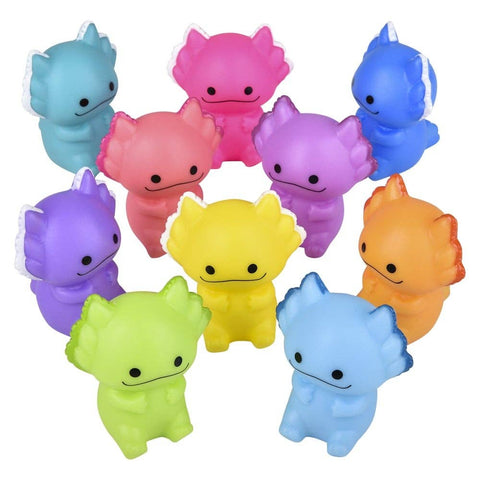 2" RUBBER AXOLOTL ASSORTMENT LLB kids toys