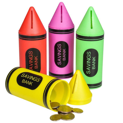 6" CRAYON BANK LLB kids Accessories