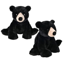11" Loppy Legs Black Bear Plush - LLB Toys