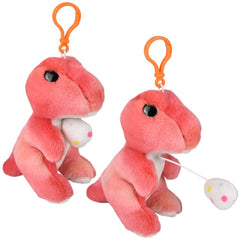 3.5" Mighty Quakes T-Rex Backpack Clip - LLB Toys
