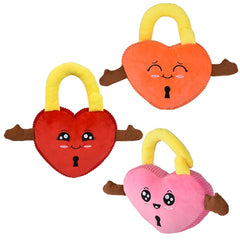 9" Padlock Heart Plush - LLB Toys