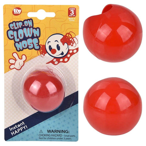 Clip-On Clown Nose LLB Kids Toys