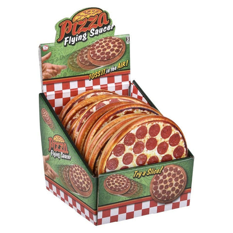 4.75" PIZZA FLYING SAUCER LLB kids toys