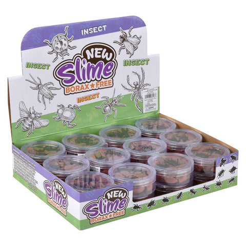 2.7" Insect Play Clay Slime 24ct - LLB Toys