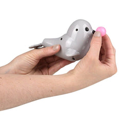 5.5" PULL-STRING SEAL PUP BATH TOY LLB kids toys