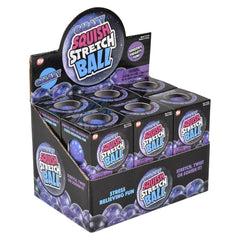 2.5" SQUISH AND STRETCH GALAXY GUMMI BALL LLB Squishy Toys