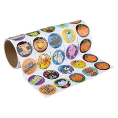 HALLOWEEN ROLL STICKER ASST 500PCS/UNIT LLB Sticker