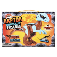 VELOCIRAPTOR ROARING DINOSAUR BLOCK FIGURE LLB kids toys