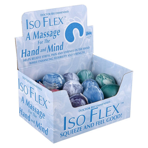 2.25" Iso Flex Marbleized Massage Ball 24ct - LLB Toys