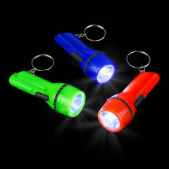 2" PLASTIC FLASHLIGHT KEYCHAIN LLB Keychain