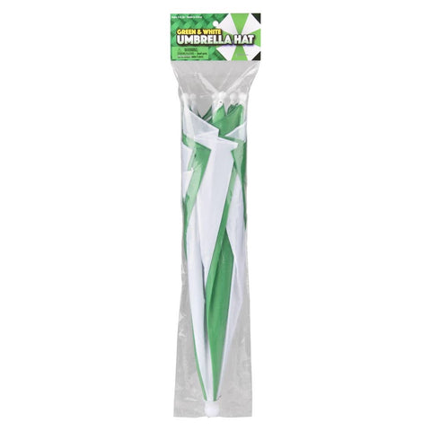 Green And White Umbrella Hat 20"- LLB Toys