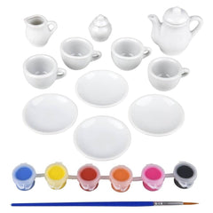 CERAMIC CRAFT TEA SET 15PC LLB kids Toys