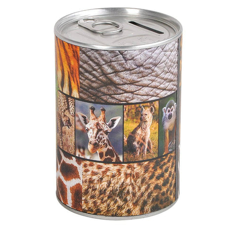 TIN CAN BANK SAFARI LLB kids toys