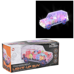 6.5" LIGHT-UP TRANSPARENT SUV LLB Light-up Toys