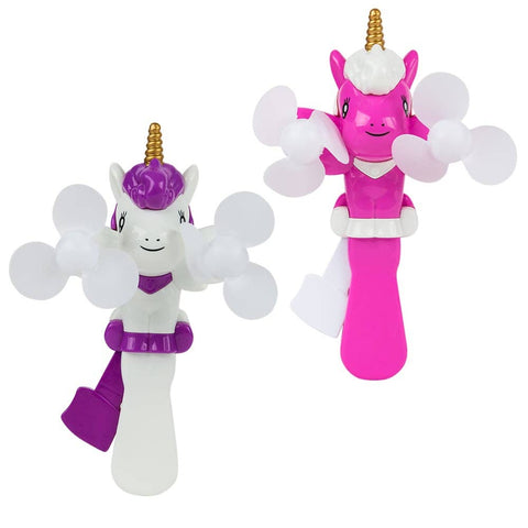 6.5" UNICORN HAND CRANK FAN LLB kids toys