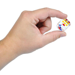 1" TRANSPARENT DICE LLB kids toys