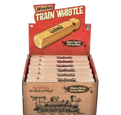 7.5" WOODEN TRAIN WHISTLE LLB Wood Toy - Kids