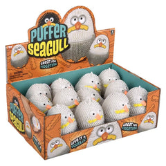 3.5" Puffer Seagull Plush - LLB Toys