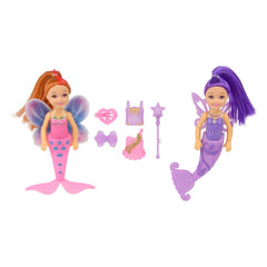 5.5" Glow In Dark Mermaid Set - LLB Toys