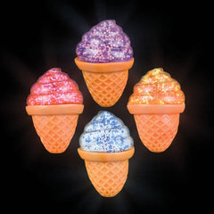 Light-Up Ice Cream Cone Toy - 3.5"  - LLB Toys