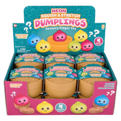 3" Squish Stretch Surprise Neon Dumpling - LLB Toys