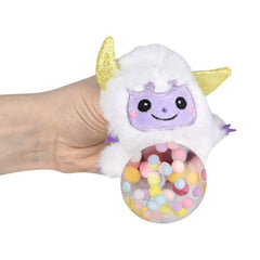 3" Yeti Squeezy Bead Plush Ball - LLB Toys
