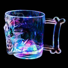 LIGHT-UP SKULL GLASS 4" 16 OZ LLB Light-up Toys