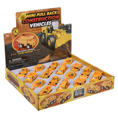 2.5" MINI DIE-CAST  CONSTRUCTION VEHICLES  Car - LLB Toys