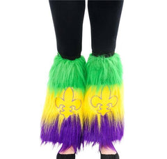 Mardi Gras Fleur de Lis Leg Warmers - LLB Toys