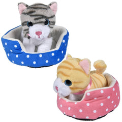 8" Cat In Bed - LLB Toys