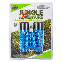 BLUE SNAKE CAMOUFLAGE BINOCULARS LLB kids toys