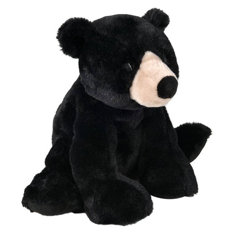 11" Loppy Legs Black Bear Plush - LLB Toys
