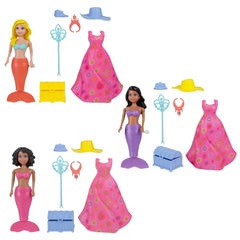 7" Wind-Up Mermaid Dress Up Playset - LLB Toys
