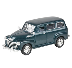 5" DIE-CAST PULL BACK 1950 CHEVY SUBURBAN CARRYALL  Car Toys