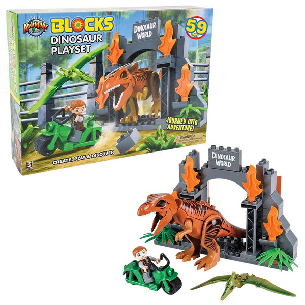 59pc DINOSAUR BLOCK SET XL LLB kids toys