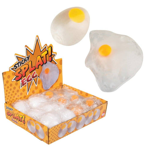 2.5" STICKY SPLAT EGG LLB kids toys